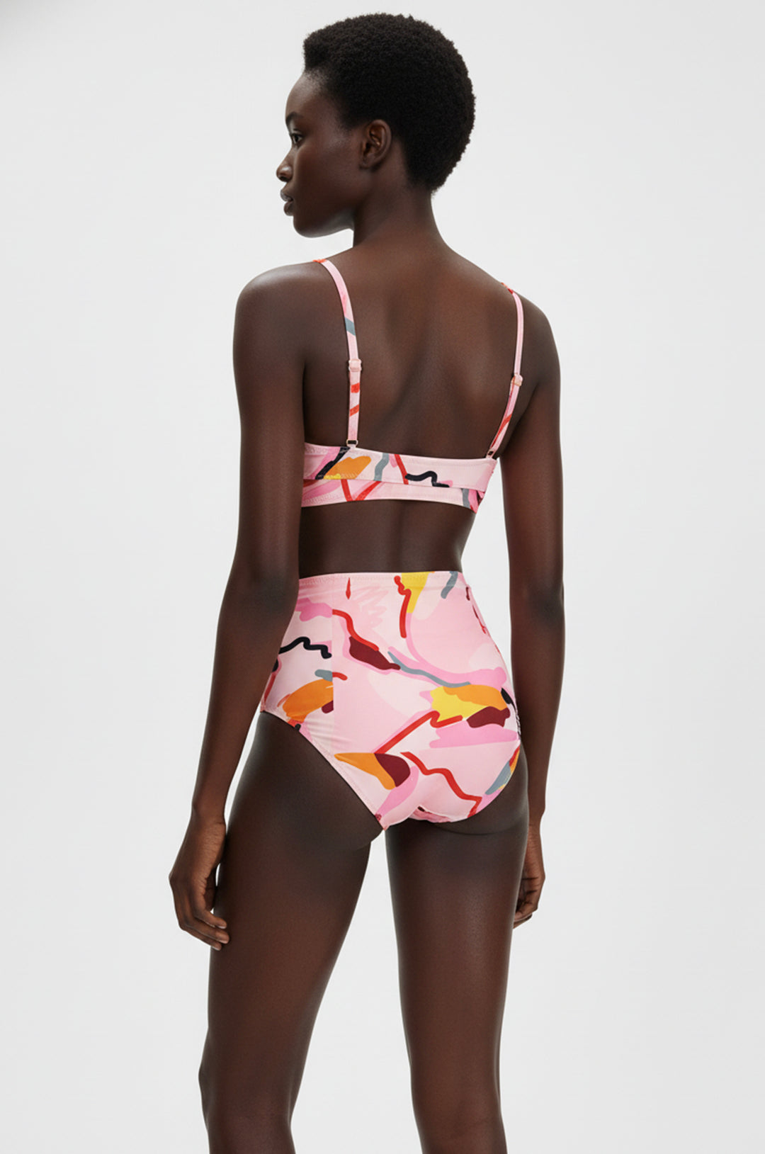 Aurora Bloom High Waisted Bikini Bottom