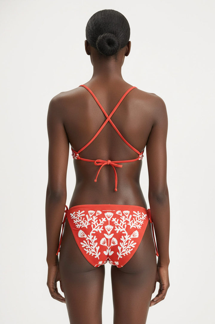 Coral Garden Reversible Tie Side Bottom