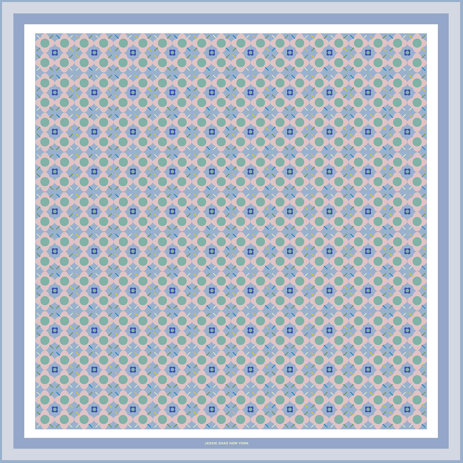 TODAYFUL】Geometric Silk Scarf | selectshop kus