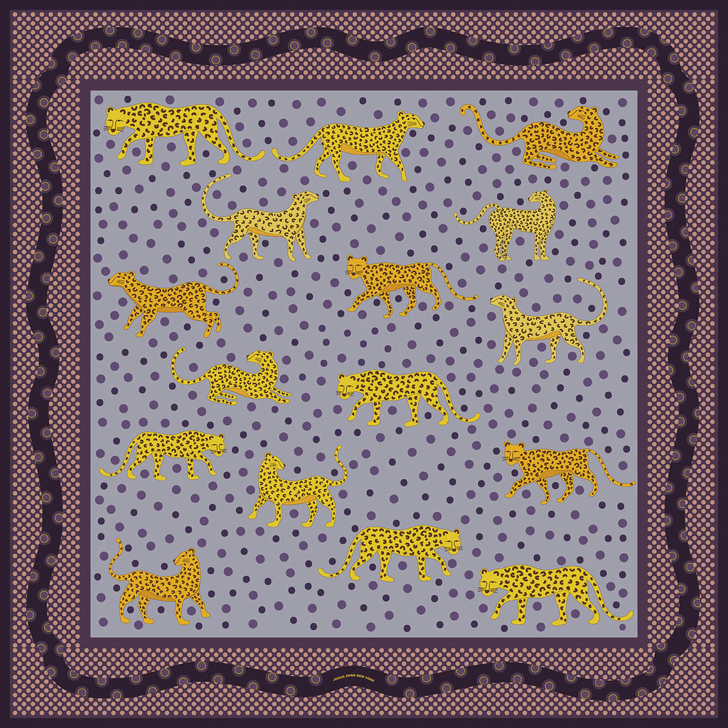Silk Bandana Leopards