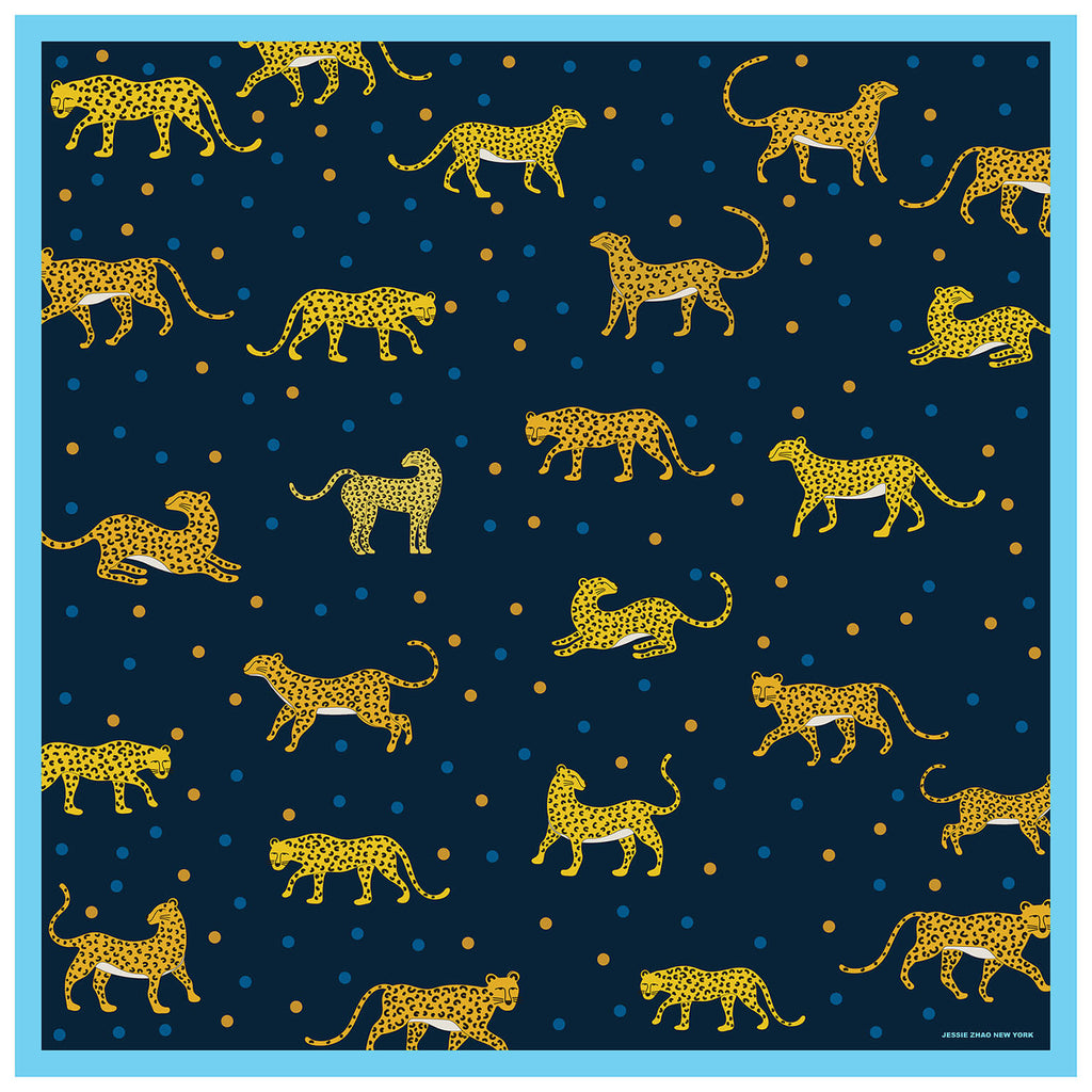 Silk Bandana Leopards Tigers