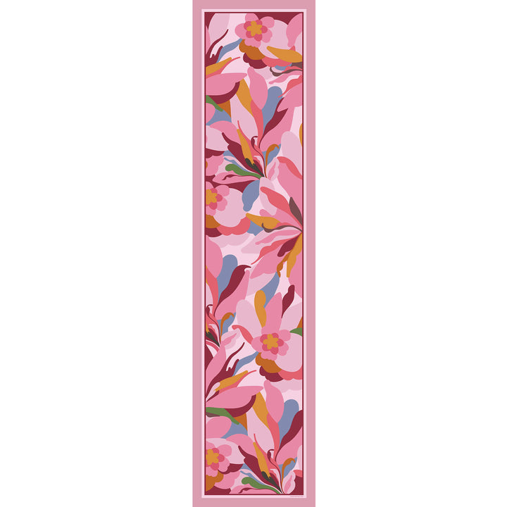 Petal Mirage Oblong Silk Scarf