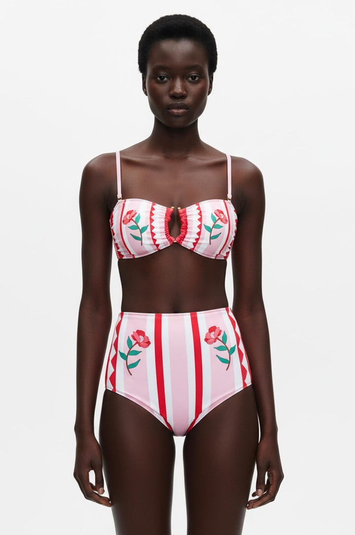 Jungle Rose Reversible Bikini Bottom