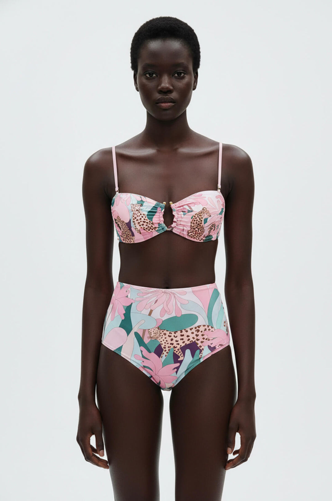 Jungle Rose Reversible Bikini Bottom