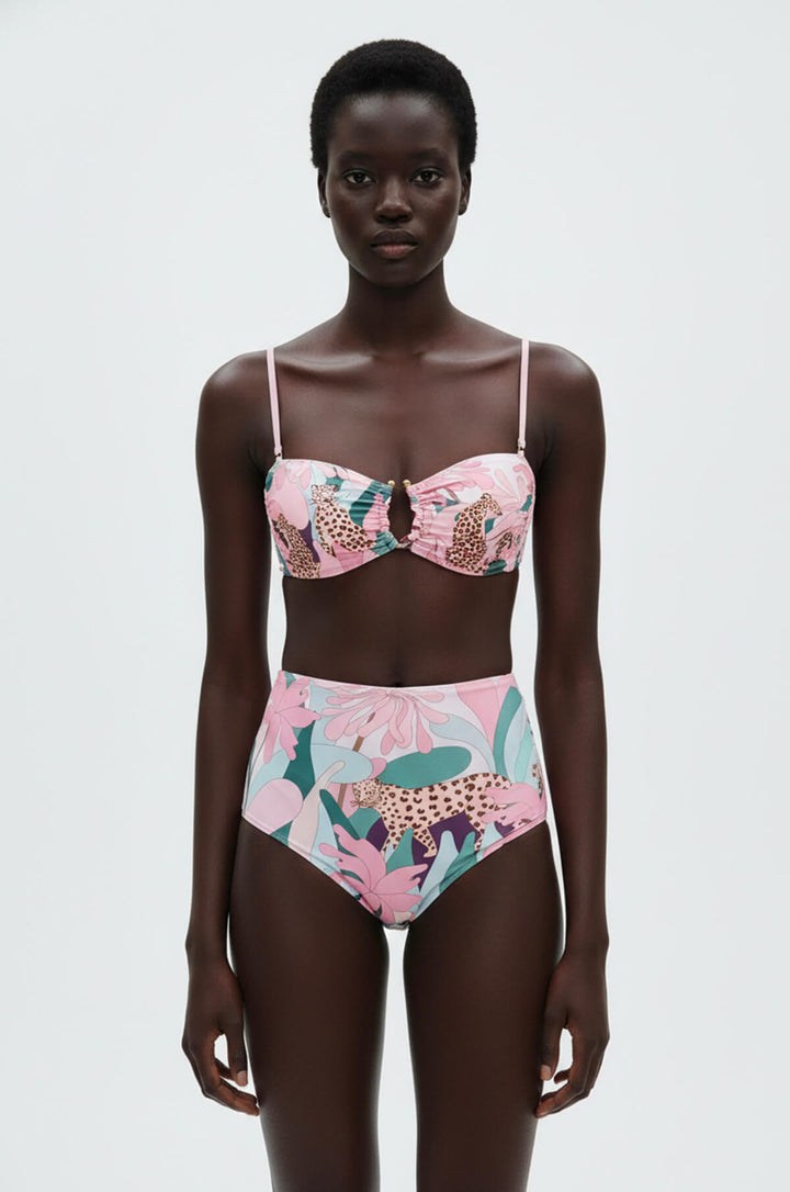 Jungle Rose Reversible Bikini Bottom