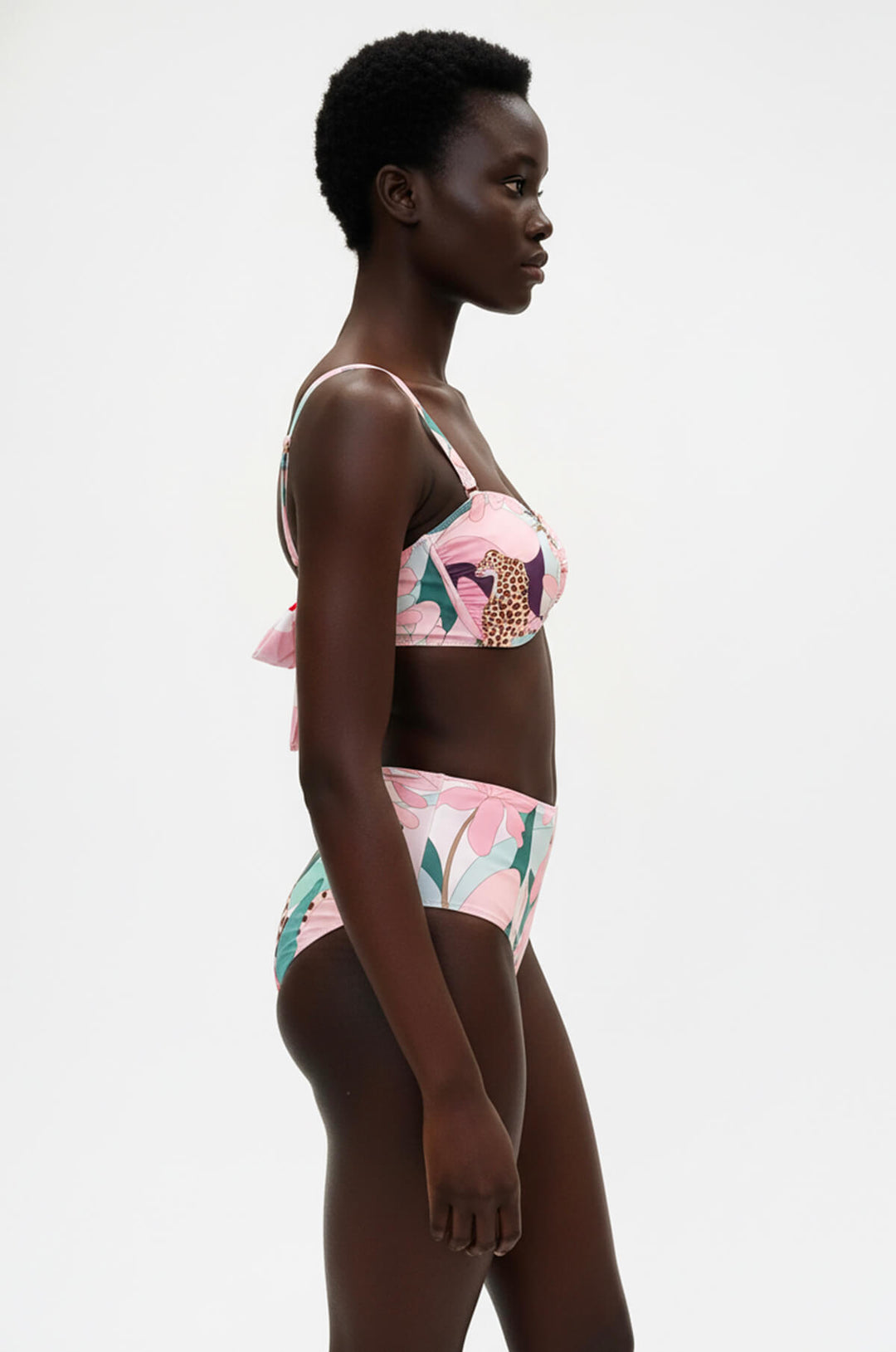 Jungle Rose Reversible Bikini Bottom