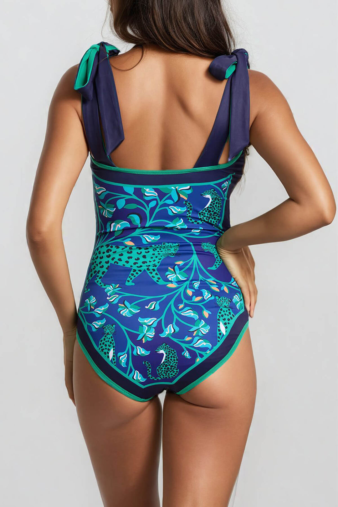 Green Wonderland Reversible One-Piece Swimsuit