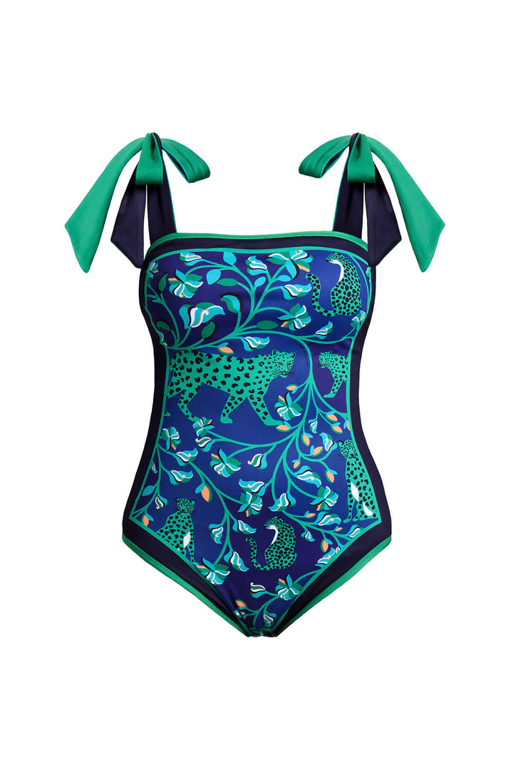 Green Wonderland Reversible One-Piece Swimsuit