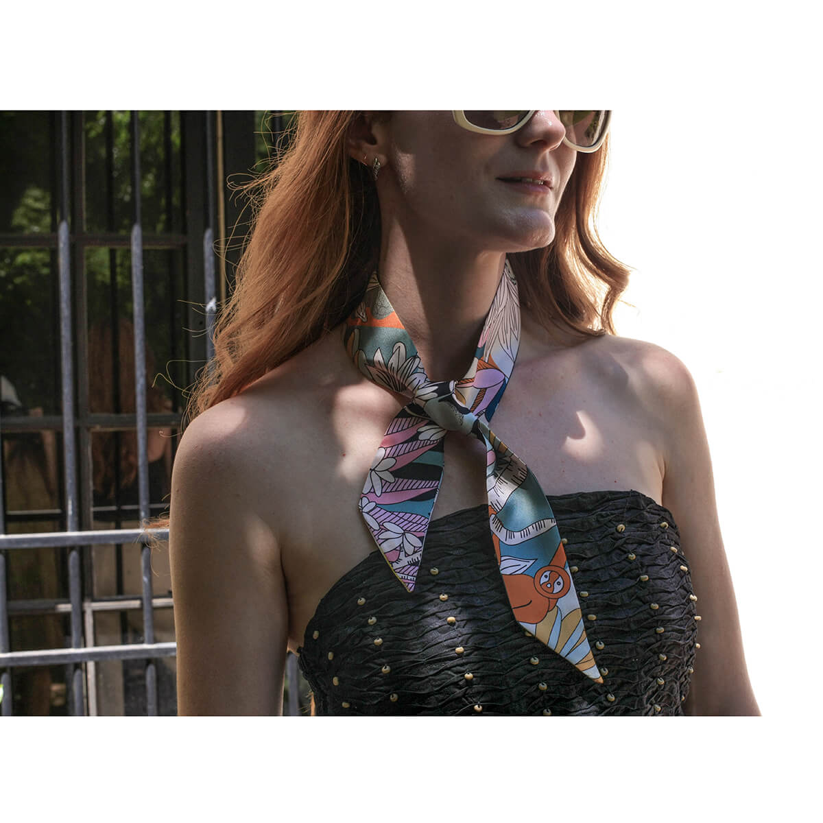 【関税込み】 Printed Silk Twill Skinny Scarf Prada Printed Silk Twill Skinny Scarf | Saks Fifth Avenue
