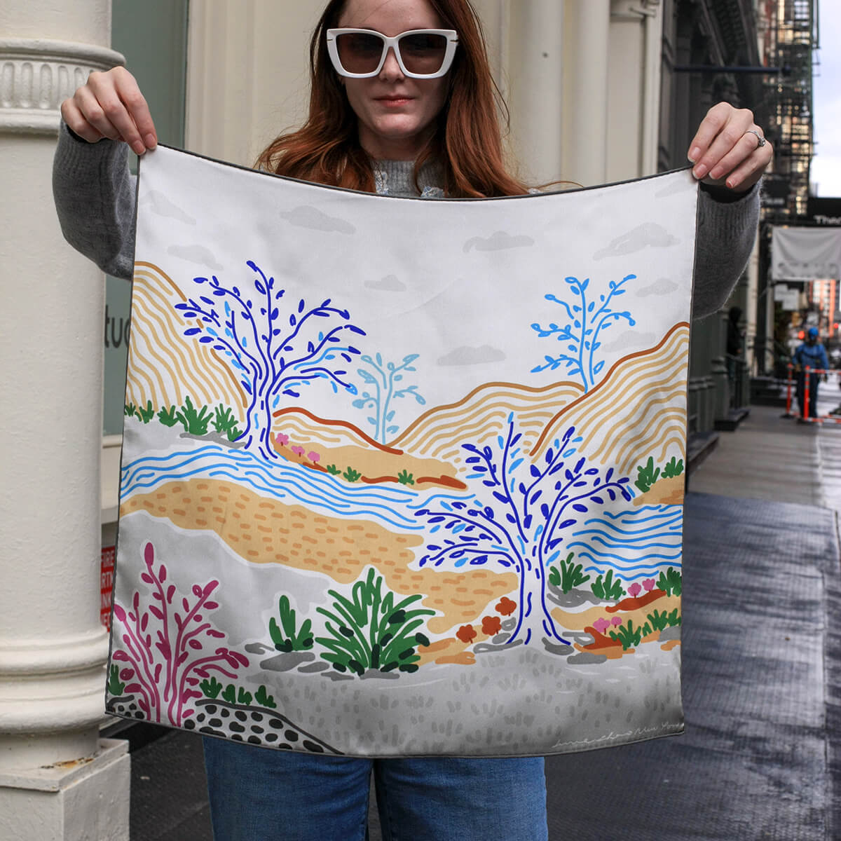 Silk Bandana Of After Sunset