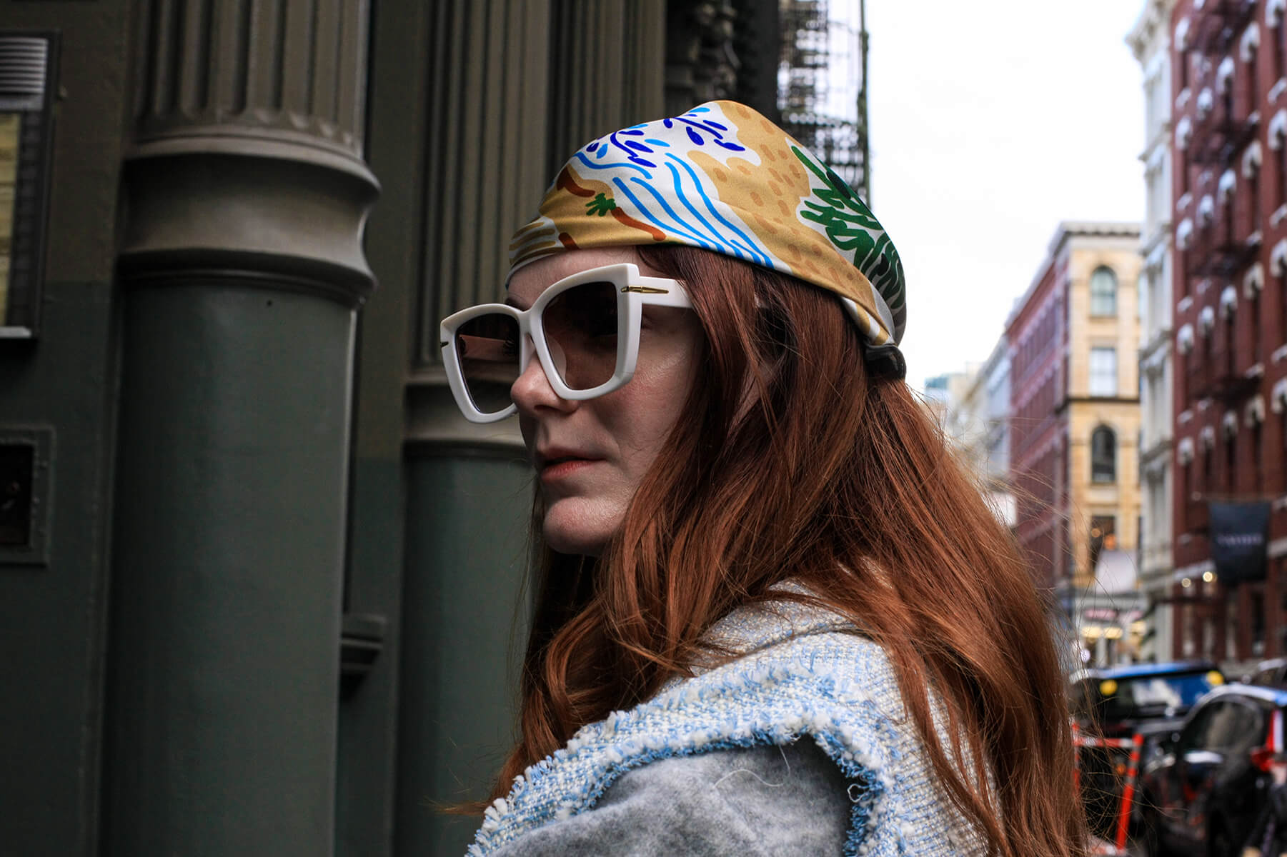 Silk Bandana Of After Sunset