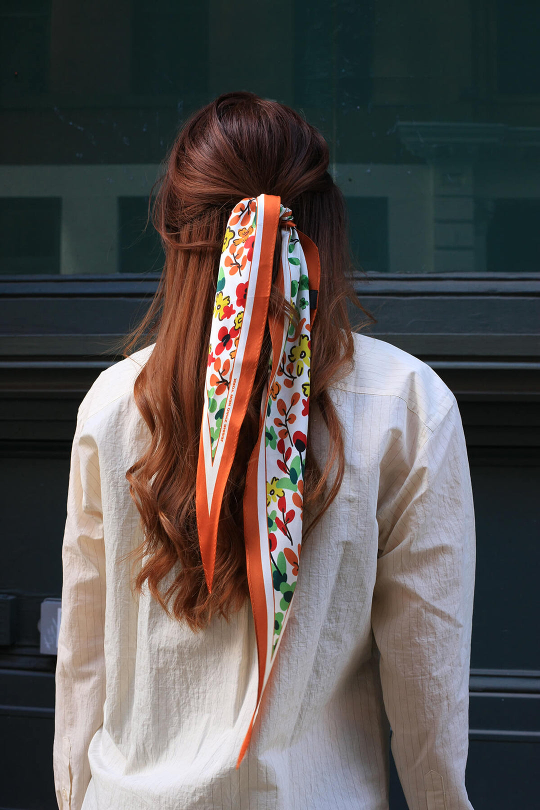 Silk Diamond Scarf Of Afternoon Garden