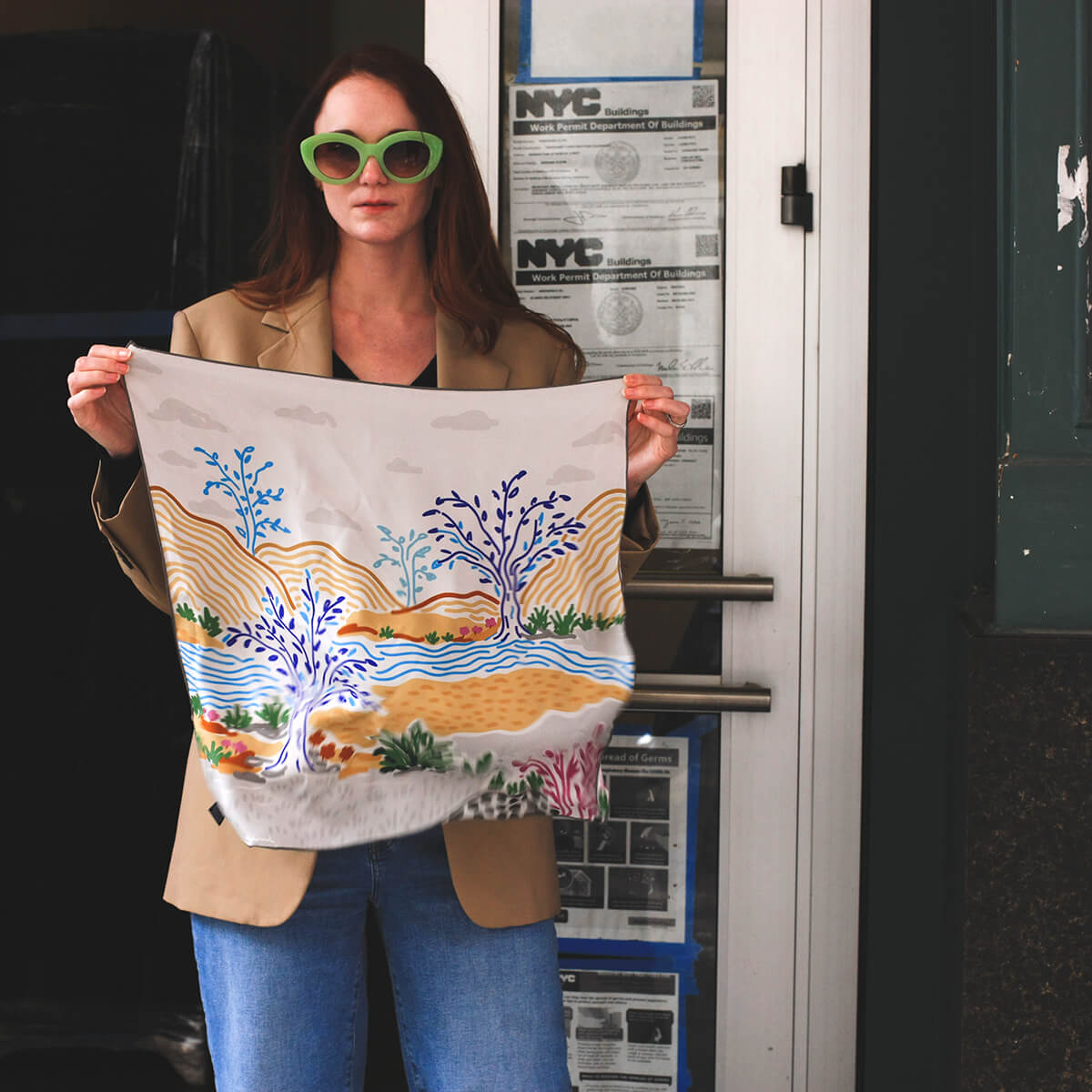 Silk Bandana Of After Sunset