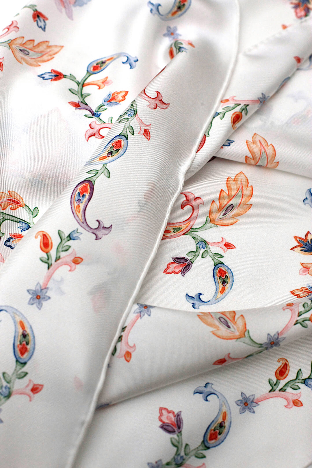 Dawn Garden Double Sided Silk Scarf