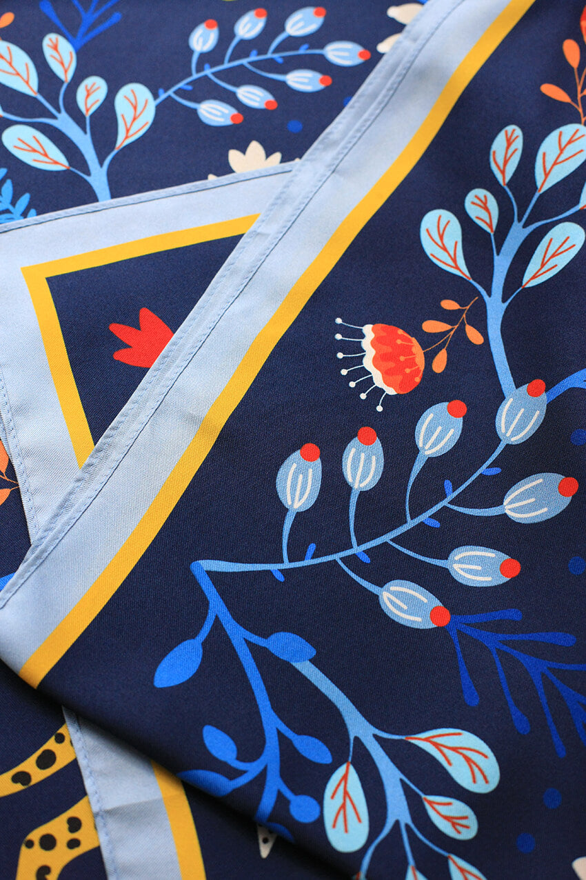 Amazon Rainforest Oblong Silk Scarf