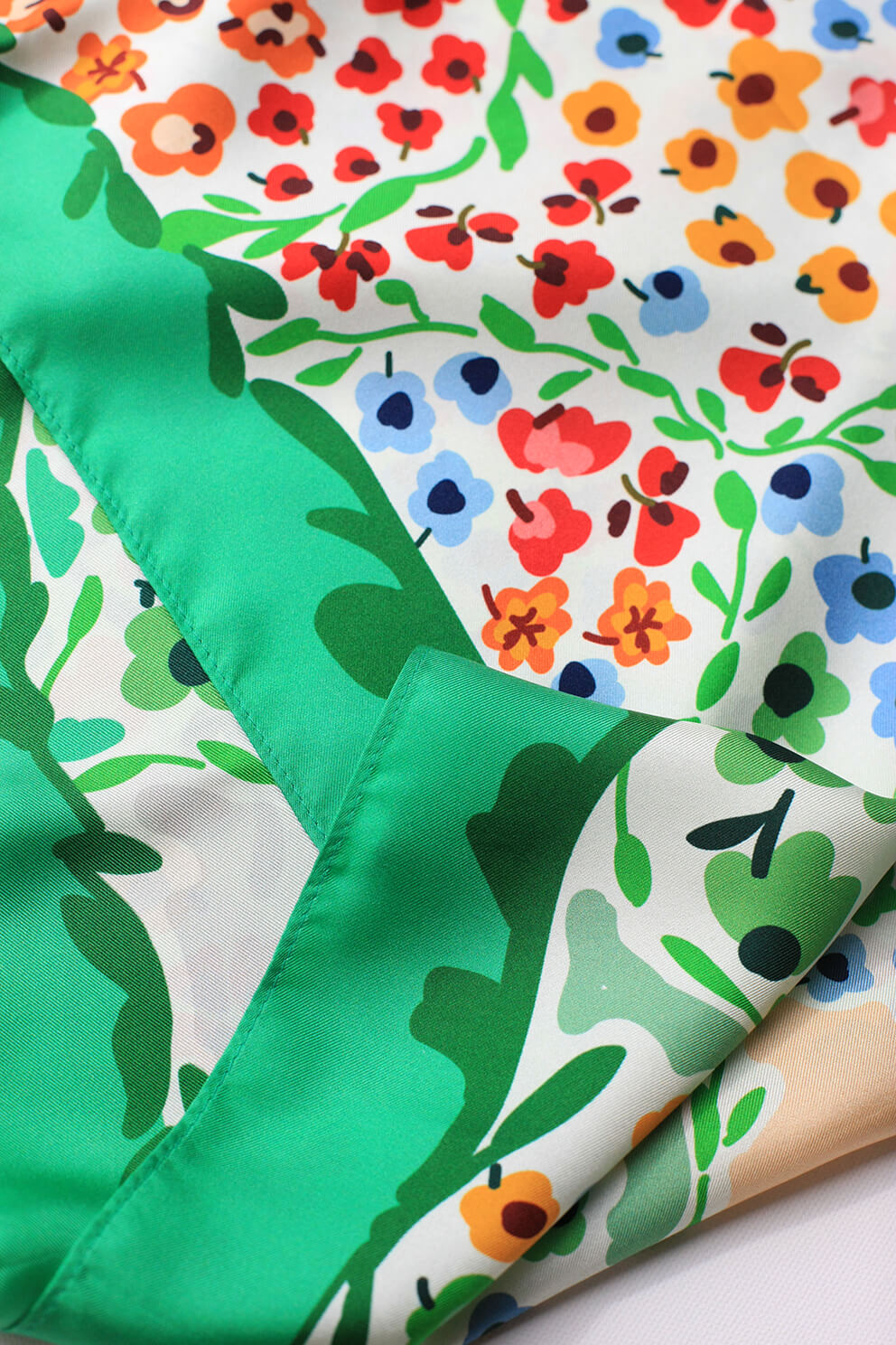 Garden Oblong Silk Scarf