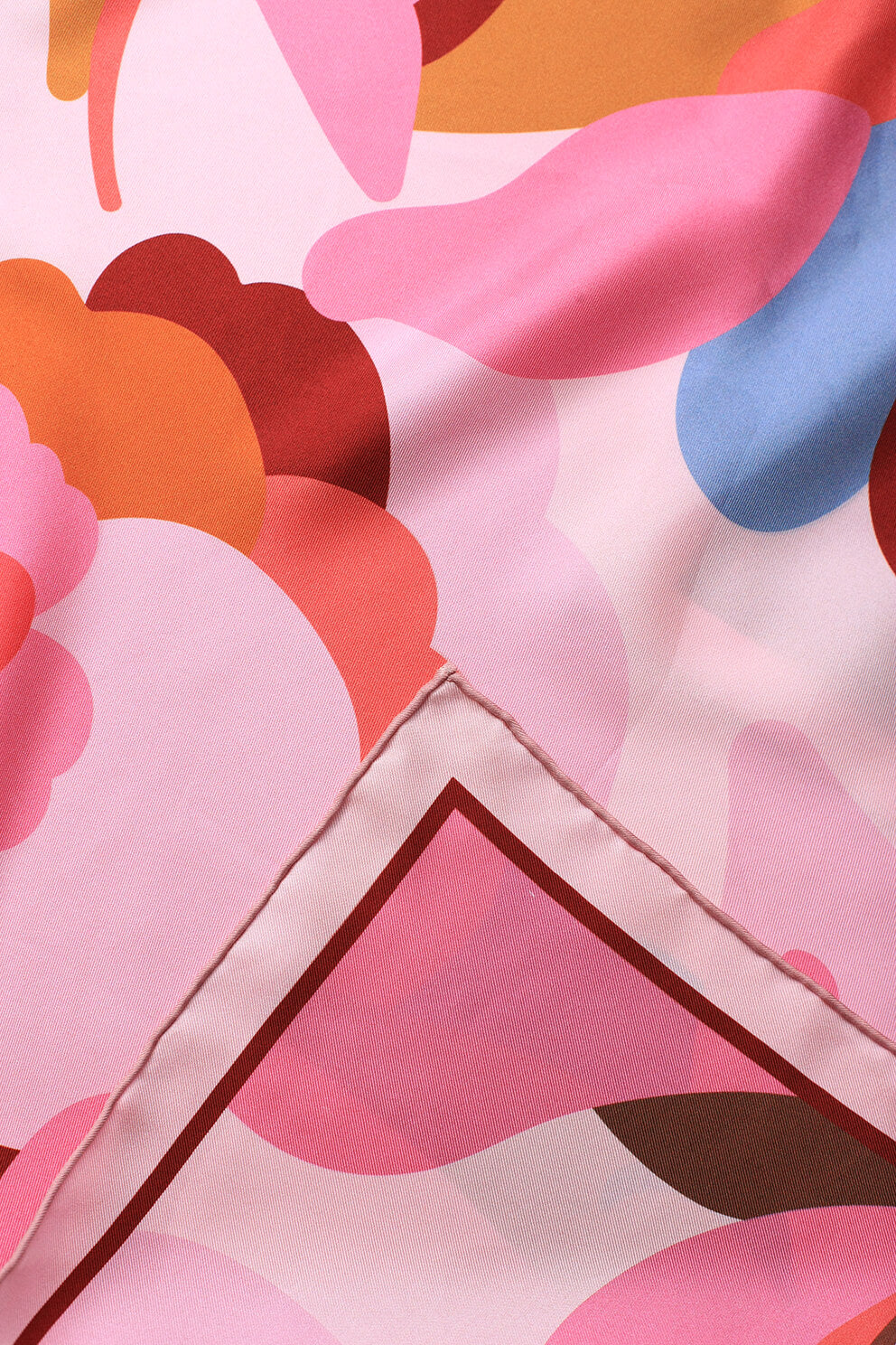 Petal Mirage Double Sided Silk Scarf