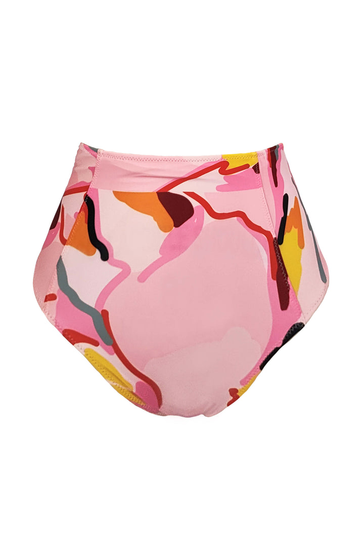 Aurora Bloom High Waisted Bikini Bottom