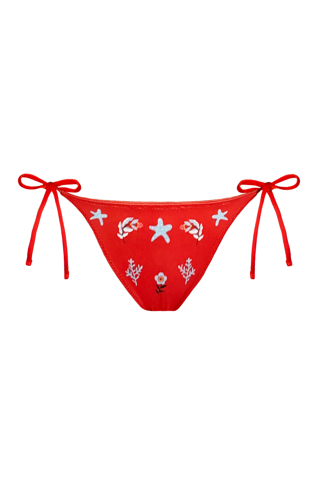 Coral Garden Reversible Tie Side Bottom