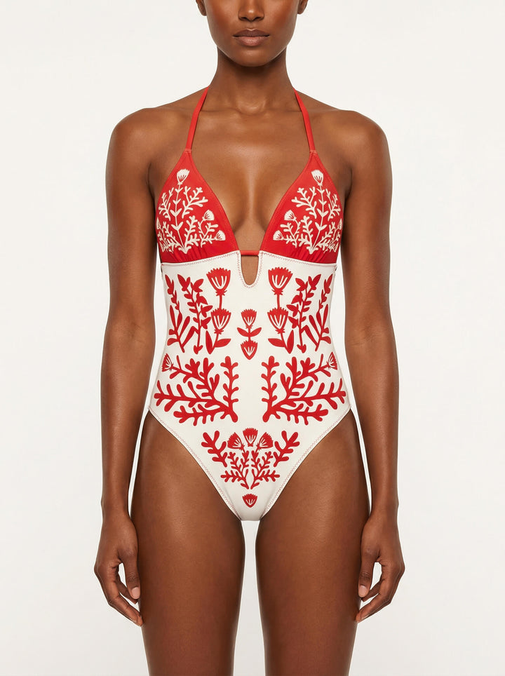 Coral Garden Reversible One Piece Swimsuit