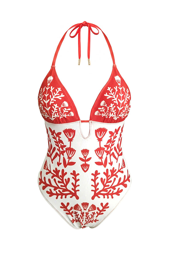 Coral Garden Reversible One Piece Swimsuit