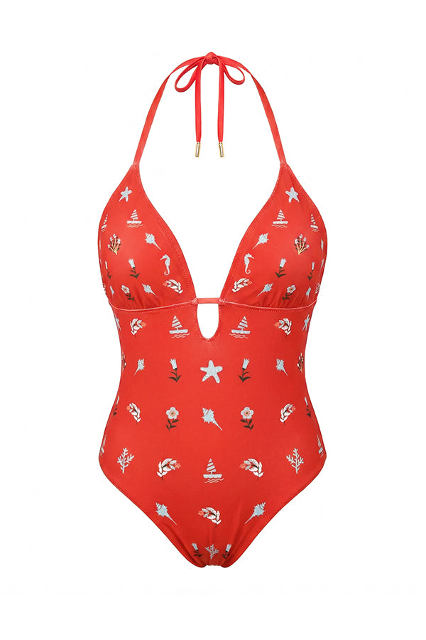 Coral Garden Reversible One Piece Swimsuit
