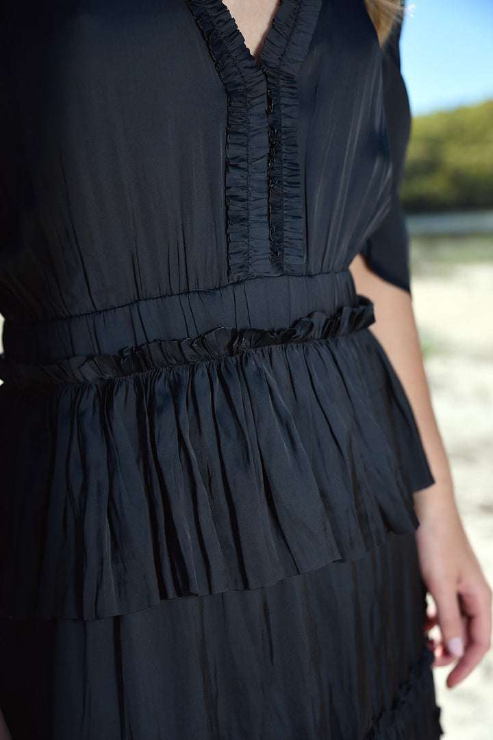 Alice Dress In Black - Details Jessie Zhao New York