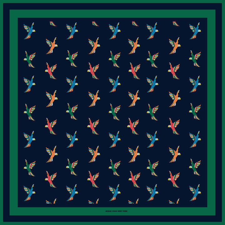 Freedom Wings Double Sided Silk Scarf