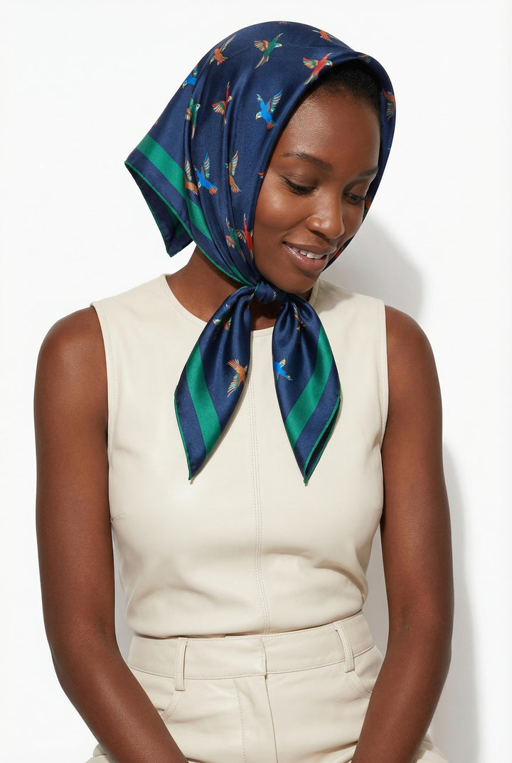 Freedom Wings Double Sided Silk Scarf