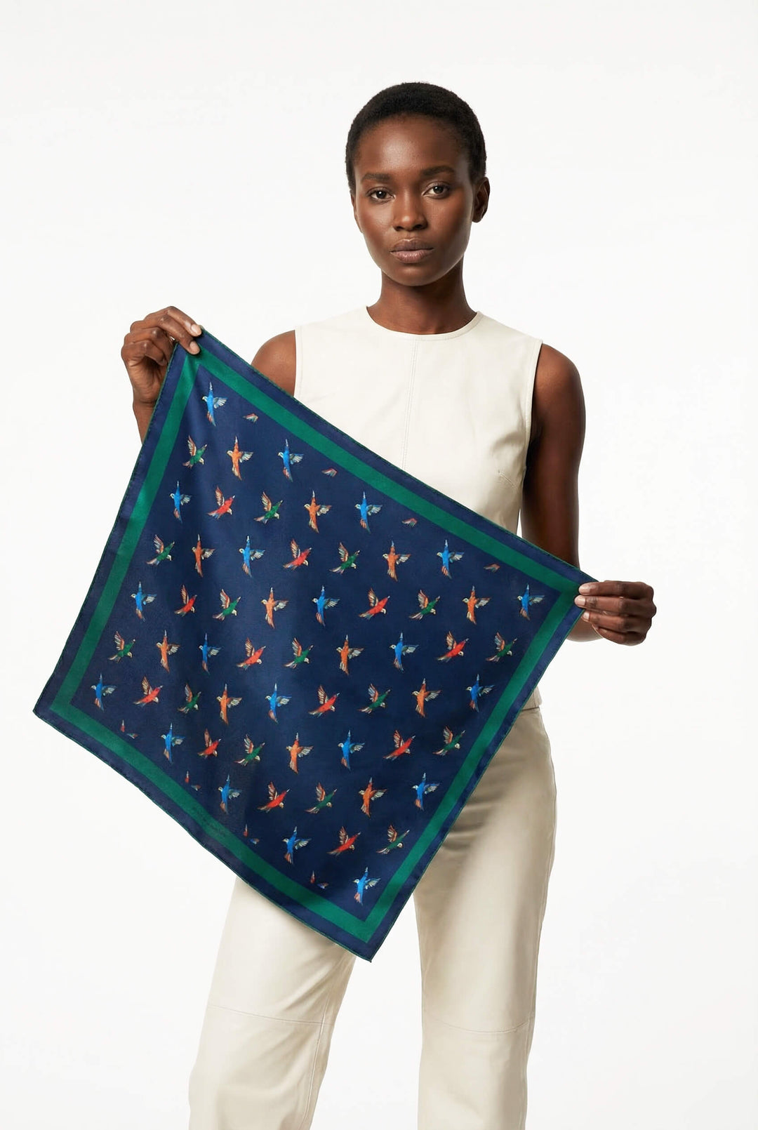 Freedom Wings Double Sided Silk Scarf