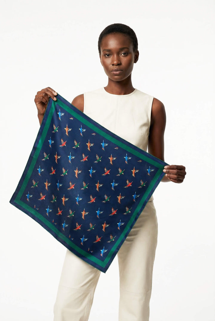Freedom Wings Double Sided Silk Scarf