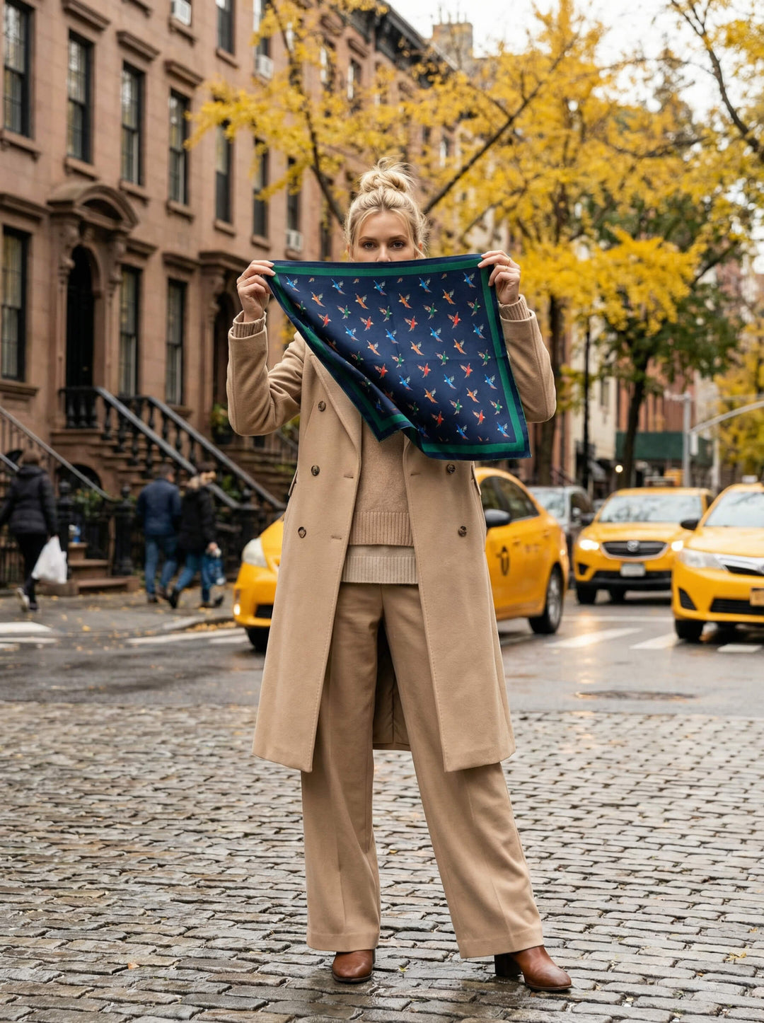 Freedom Wings Double Sided Silk Scarf