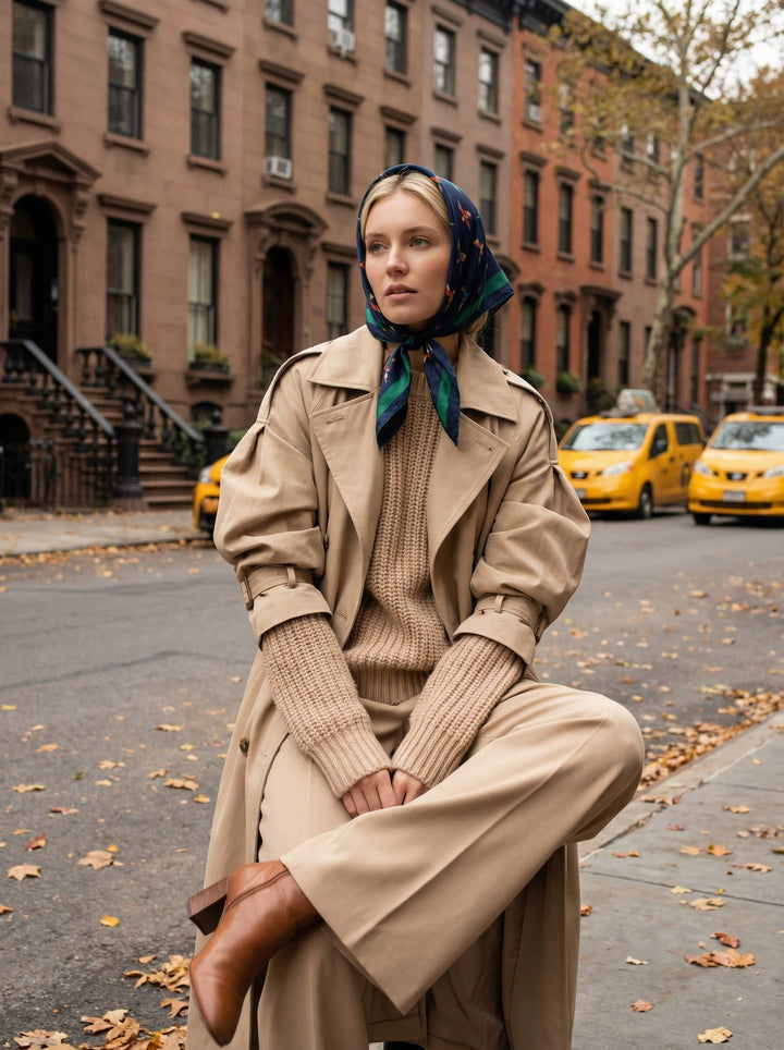 Freedom Wings Double Sided Silk Scarf