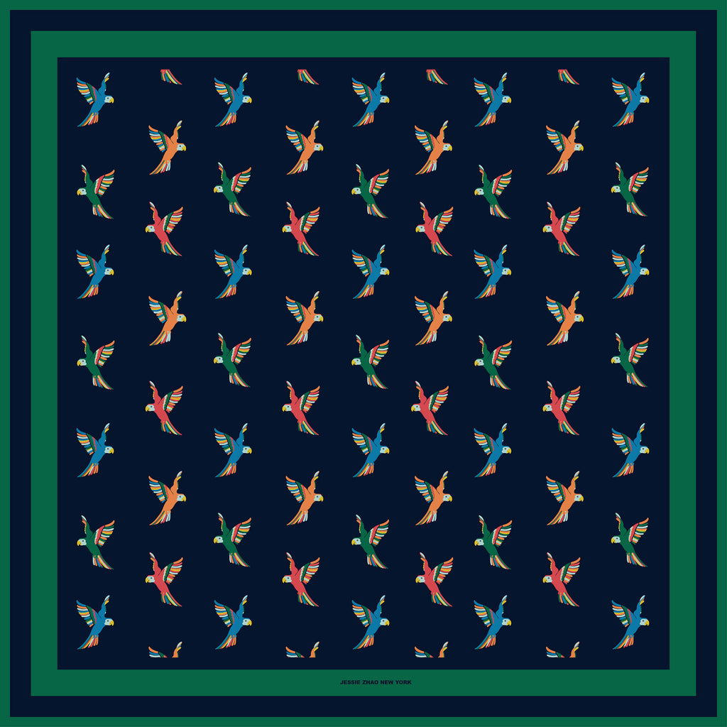 Freedom Wings Double Sided Silk Scarf