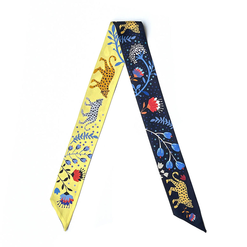 Silk Skinny Scarf Amazon Rainforest Journey