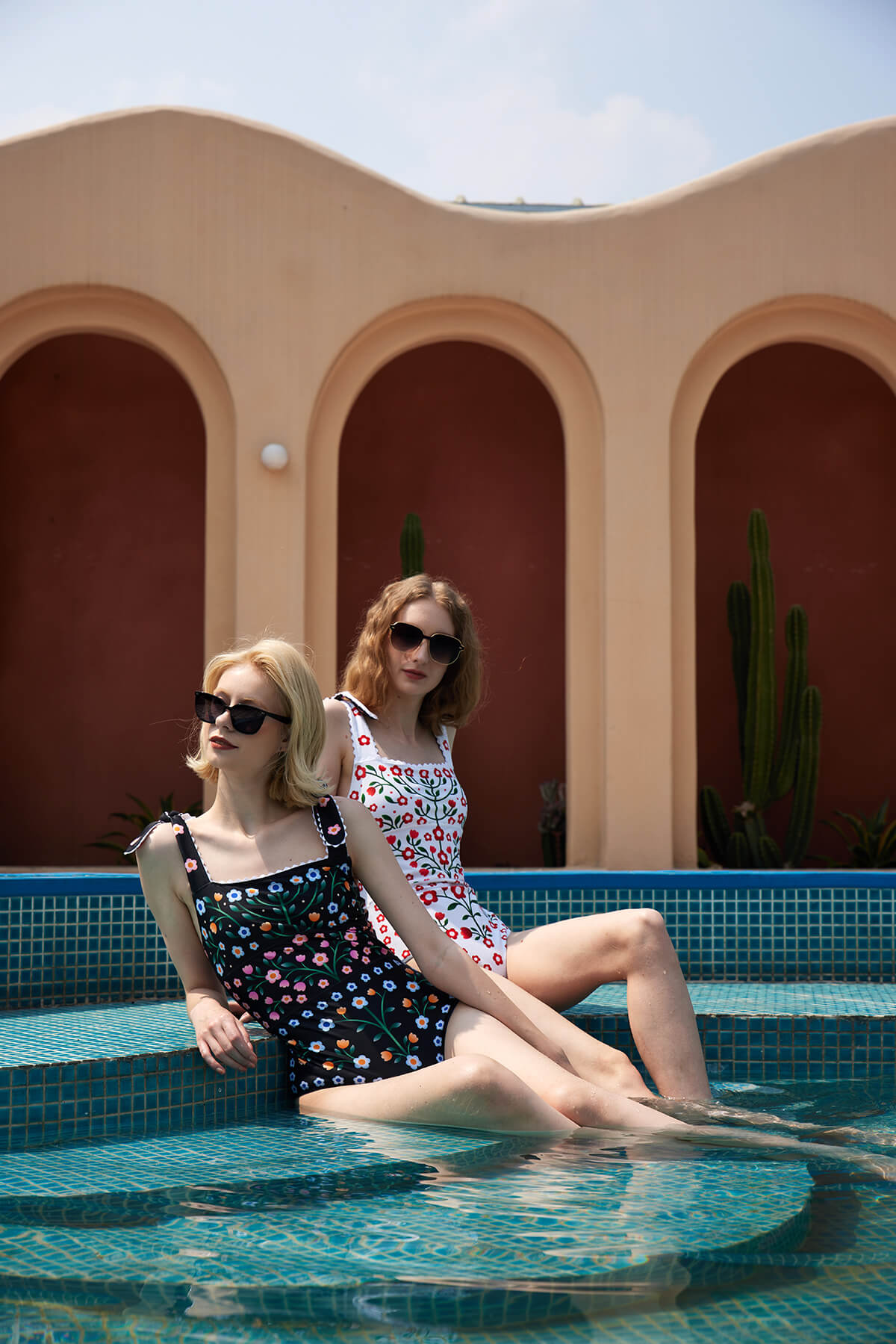 Day/Night Garden Reversible One-Piece Swimsuit