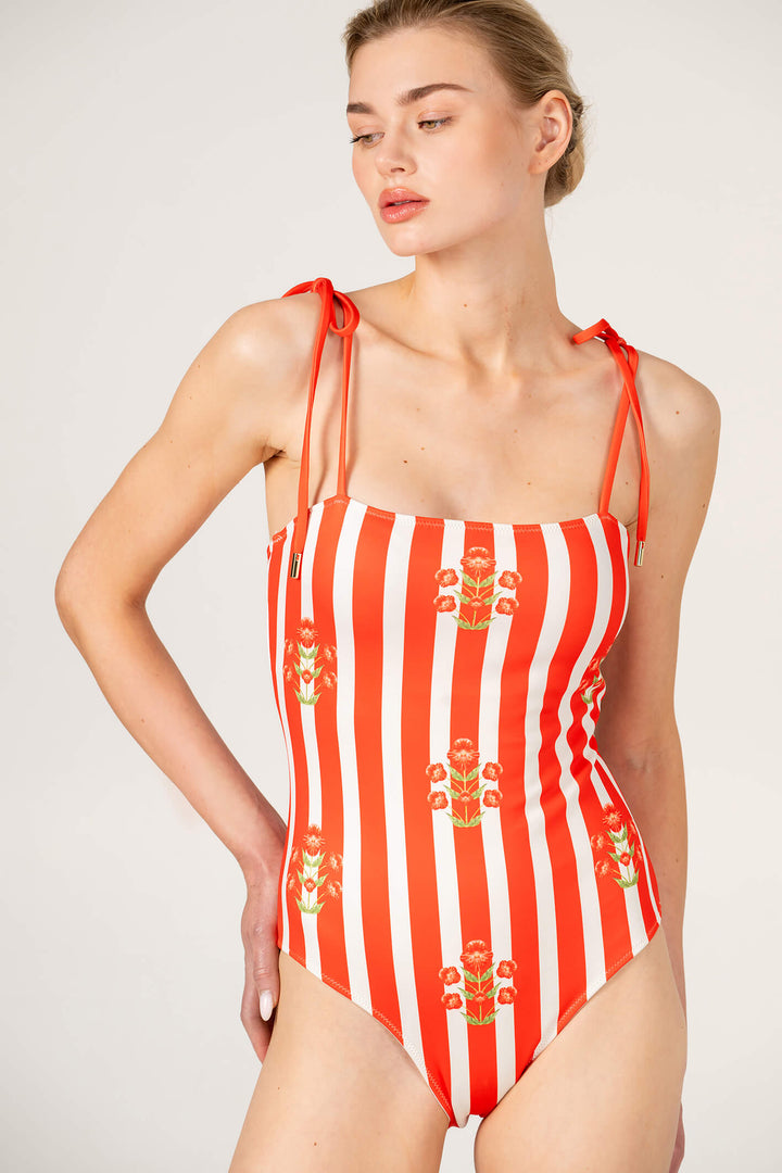 Passion Garden Reversible One Piece Swimsuit