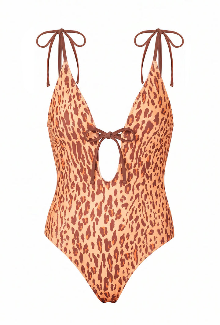 Ivory Safari Reversible One Piece Swimsuit