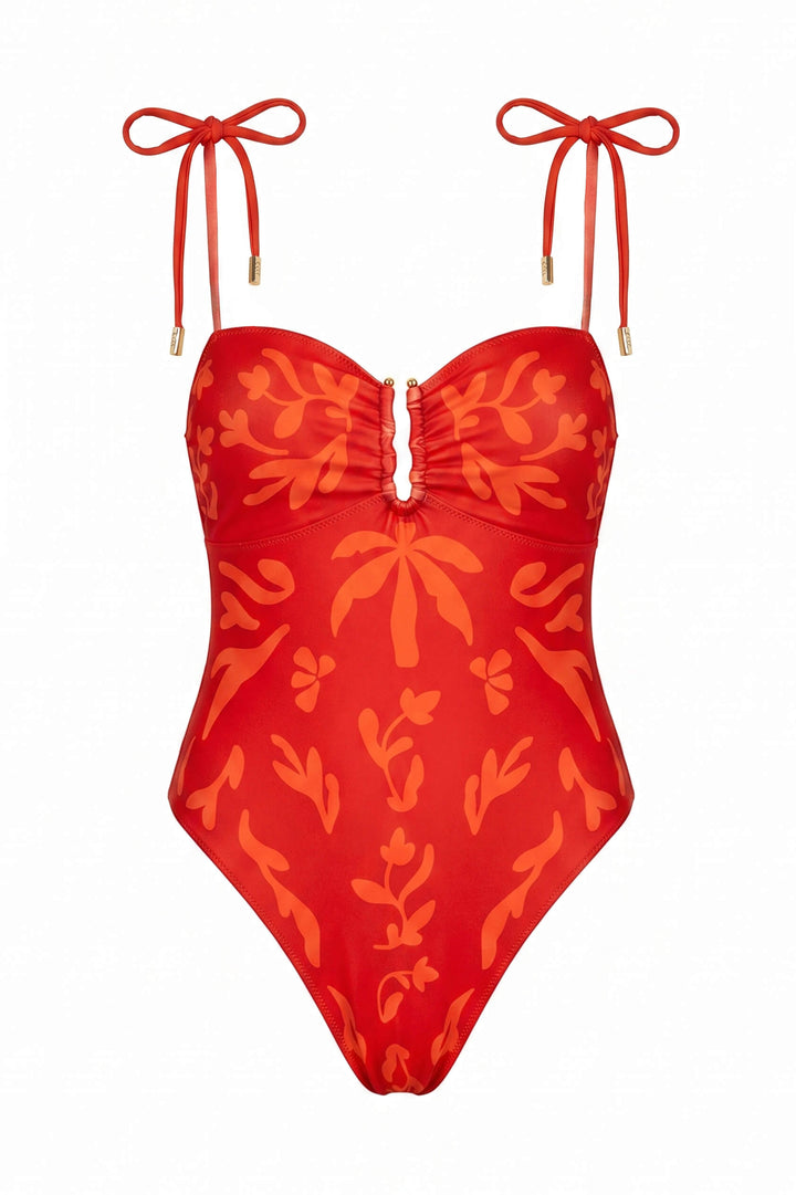 Scarlet Safari Reversible One Piece Swimsuit