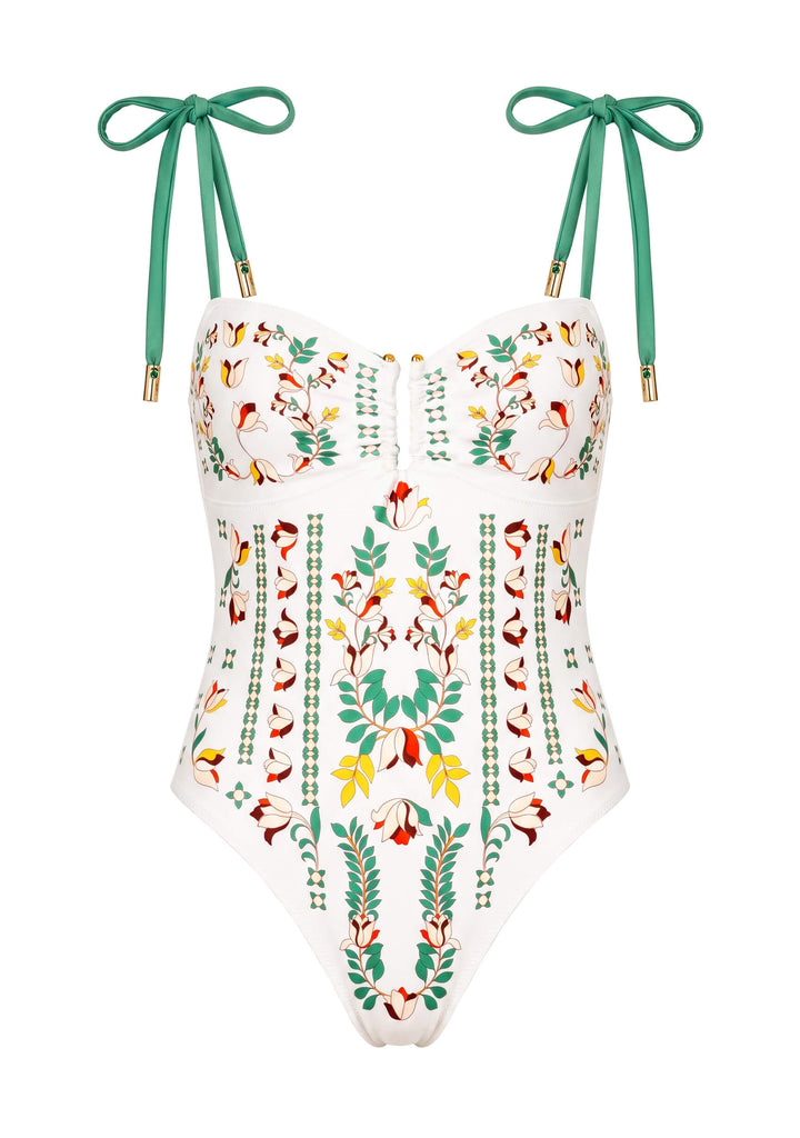 Spring Garden Reversible One Piece Swimsuit