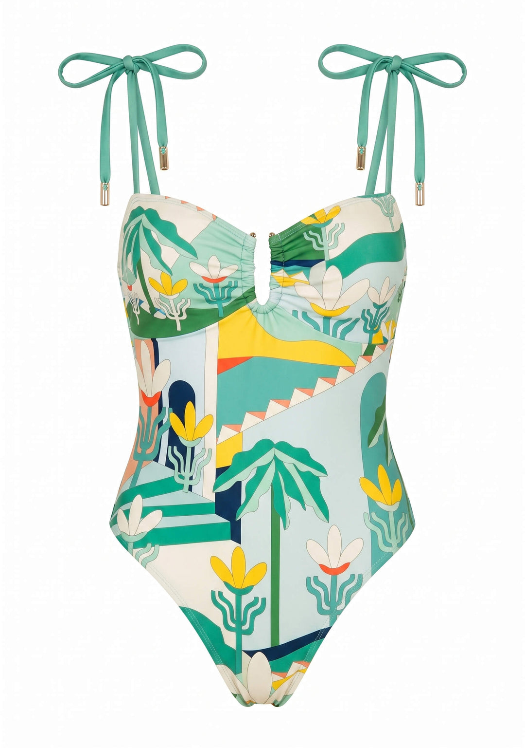 Spring Garden Reversible One Piece Swimsuit