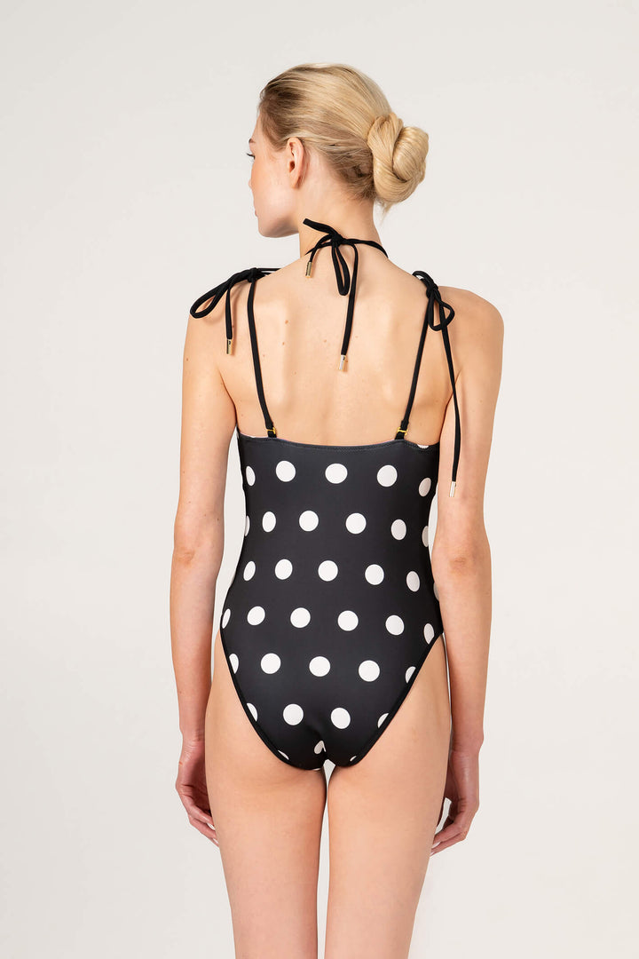Paris Blush Reversible One Piece Swimsuit