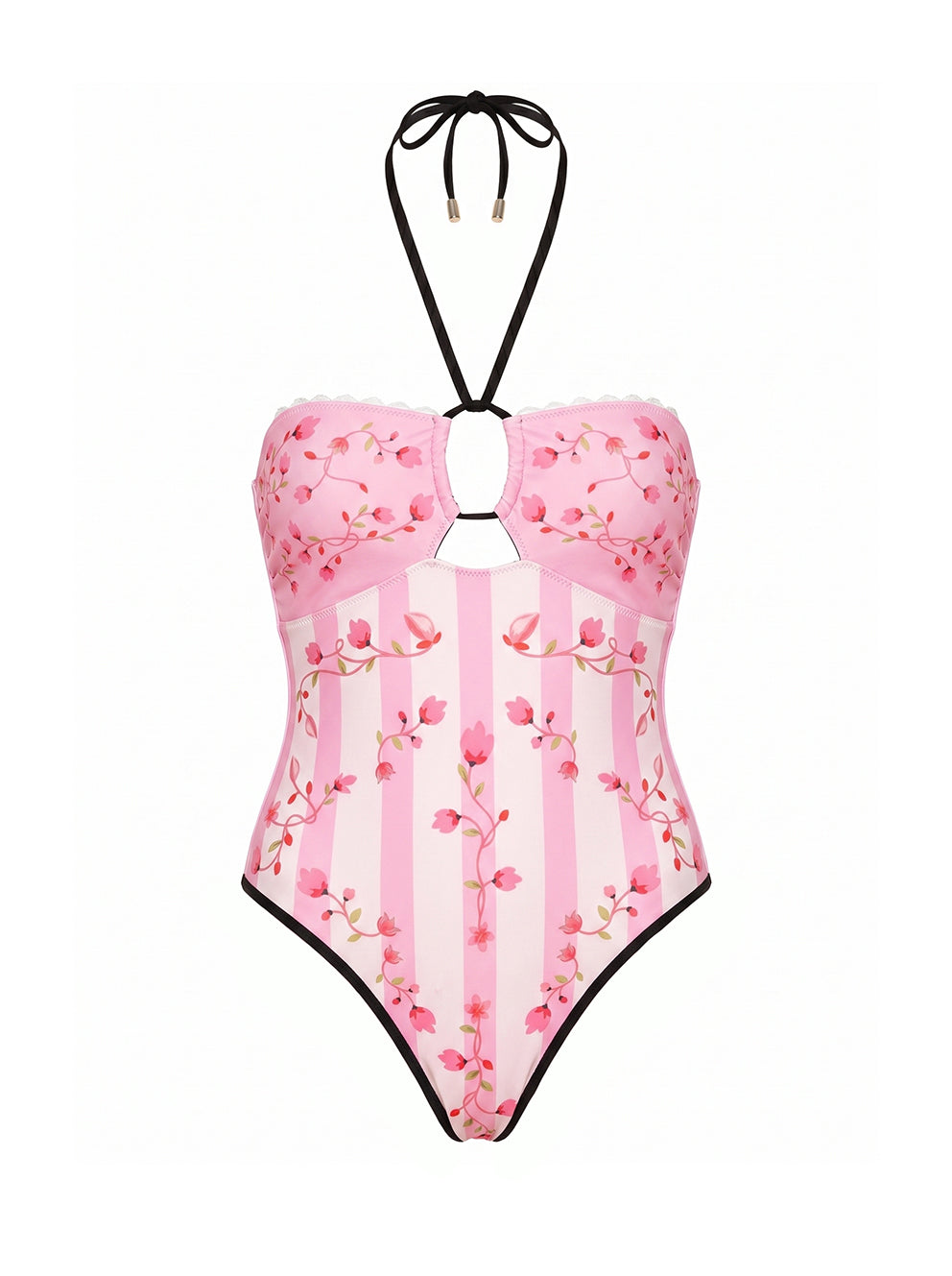 Paris Blush Reversible One Piece Swimsuit