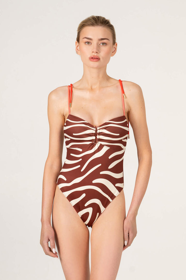 Sunset Safari Reversible One Piece Swimsuit
