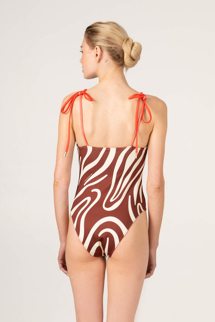 Sunset Safari Reversible One Piece Swimsuit