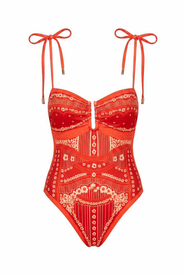 Sunset Safari Reversible One Piece Swimsuit