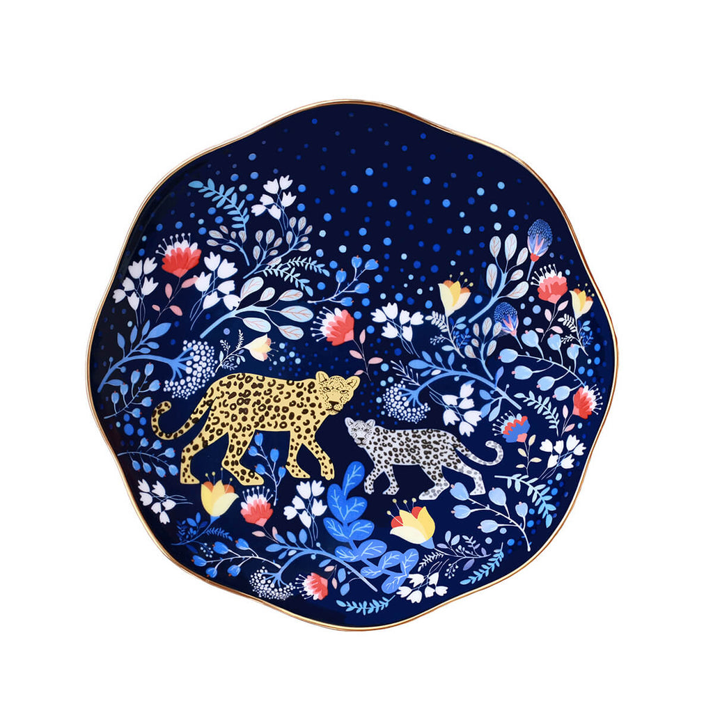 Night Amazon Rainforest Fine Bone China Side Plate
