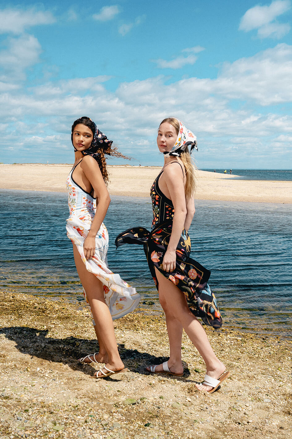 beach sarong wrap dress Jessie Zhao New York Women's Beach Sarong Wrap