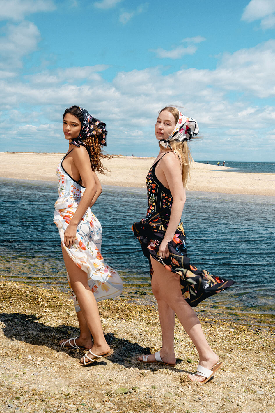 Beach Sarong Wrap - Night Imagination
