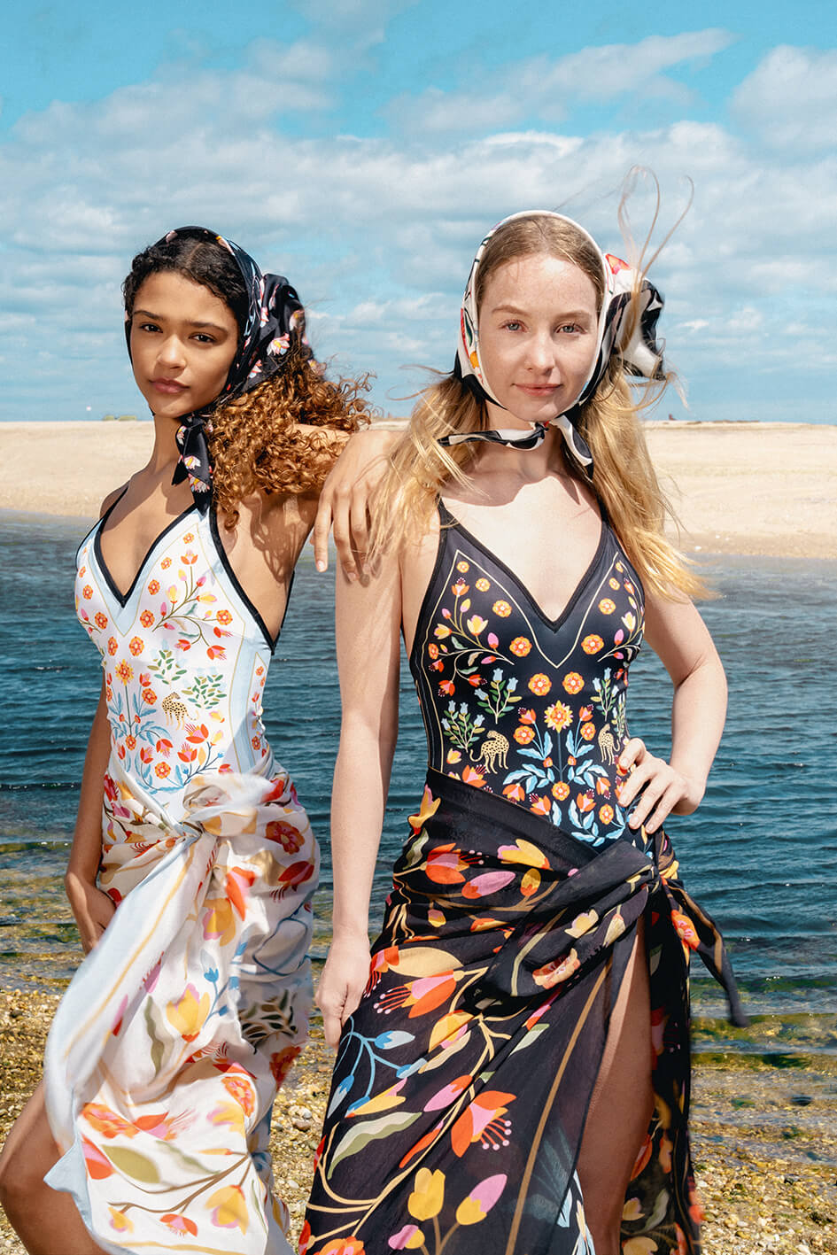 Beach Sarong Wrap - Night Imagination